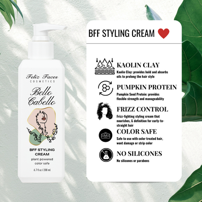 BFF Styling Cream: Humidity-Resistant & Frizz Control | Feliz Faces