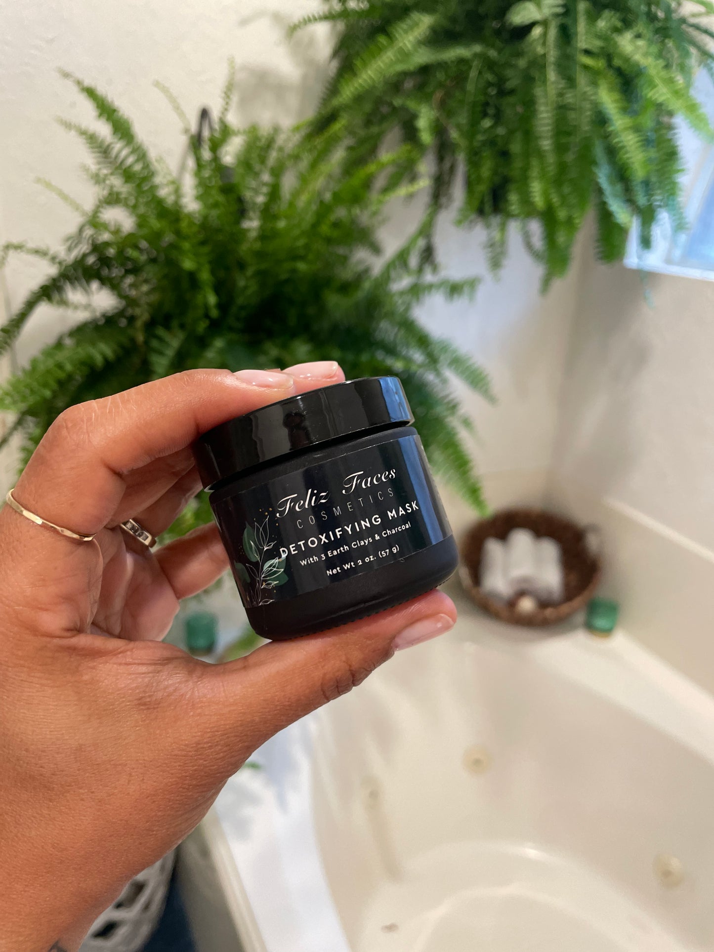 Charcoal & Triple-Action Clay Detox Mask - Exfoliate & Nourish | Feliz Faces