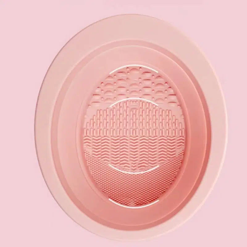 Foldable Makeup Brush Cleaning Bowl