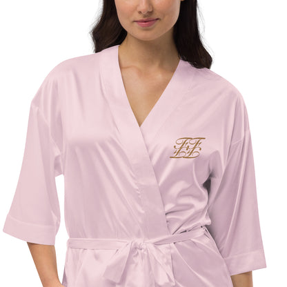 Satin Embroidered Robe