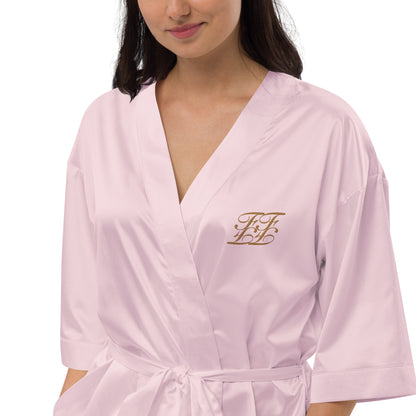 Satin Embroidered Robe