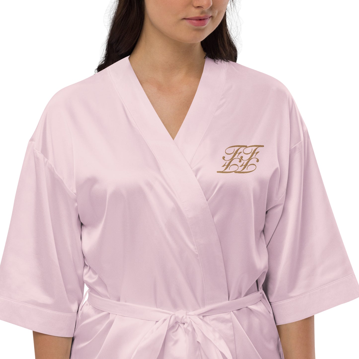 Satin Embroidered Robe