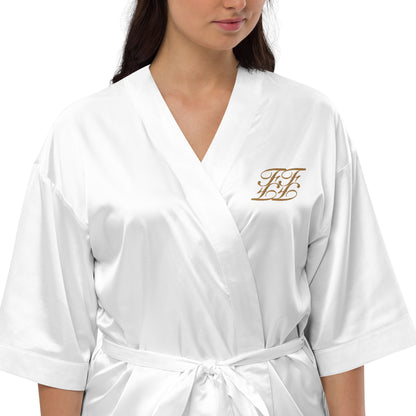 Satin Embroidered Robe